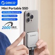 ORICO K20Mini 20Gbps Magnetic External SSD 1TB/512GB USB-C Portable PSSD for iphone 17/16/15 Pro/Max