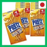 Pretz Roasted Salted Butter 57g x 10 Snacks Pretzels Hokkaido Fermented Butter Whole Grain Ezaki Gli