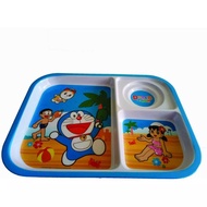 Piring Baby Segi 105" Motif Doraemon