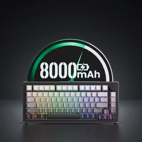 Akko MONSGEEK M1 V5 TMR Rapid Trigger Gaming Keyboard with Magnetic/Mechanical Switches 8K RGB Hot-s
