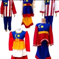 BAJU MERDEKA BUDAK PEREMPUAN DAN LELAKI