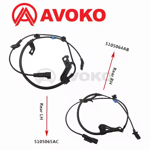 2x Rear Left & Right ABS Wheel Speed Sensor For DODGE CALIBER JEEP COMPASS PATRIOT 1.8L 2.0L 2.4L 16