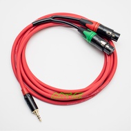 Dây 2 Đầu Canon Cái Ra Jack 3.5 dài 1met-2met-3met-5met-8met-10met | dây giắc 3.5 ra 2 đầu canon cái