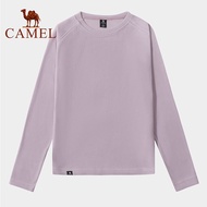 Camel Sports เสื้อเชิ้ตแขนยาวผู้หญิงคู่เสื้อขนแกะบาง