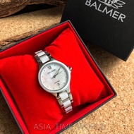 *Ready Stock*ORIGINAL Balmer 9171LSS-1 Stainless Steel Ceramic Pearl Dial Sapphire Glass Ladies Watch