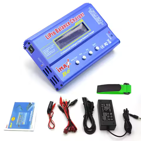 IMAX B6 80W Battery Charger Lipo NiMh Li-ion Ni-Cd Digital Lipro Balance Charger Discharger + AC Pow