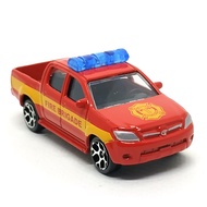 Majorette Toyota Hilux VIGO-Fire Brigade Red Wheel Type 5Y Scale 1/57 (8 cm) No Package