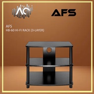 AFS HB-60 Hi-Fi Rack (Wooden)Black Ash