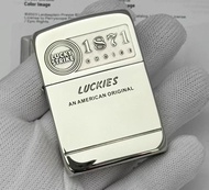 zippo 純銀 1941好彩防風煤油打火機