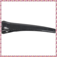[W Y D H] 10 Pcs Black Plastic Single  DIY Hairstyle Alligator Hair Clip 3.1" Long