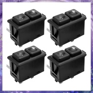 (Y W Z H)4Pcs Power Window Sunroof Switch Illuminated For     E30 E24 E28 From 09/1986 61311381205 /