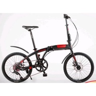 📢GOMAX 20" ALUMINUM Folding Bike - Space 30 - 8 Speed (100% Siap Pasang)