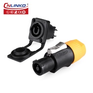 Lingke Waterproof Aviation Plug Three-Pin Audio Aviation Power Plug LED Screen moving head light pow