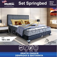 American Pillo Set Montana Kasur Spring Bed Bali 160 x 200