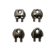 304不鏽鋼日式鋼索夾2mm 4入