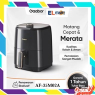 MESIN Gaabor Single Knob Air Fryer 4L AF40M BK03A Multi-Purpose Low Watt Oil-Free Frying Machine