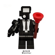 Skibidi Toilet Series Man Anime Game Titan Clockman Mini Building Blocks Figure Toys Kids Gift
