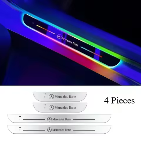 For Mercedes Benz W203 W204 W212 W213 W209 W214 W222 W218 W176 Car Door Sill Light LED Welcome Pedal