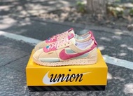 Union x Nike Cortez 跑步鞋 棕粉色