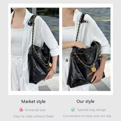 Leather Bag Shoulder Pads For Chanel 22 Decompression Shoulder Rest Anti-strangulation Wide Leather 