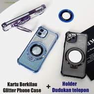 OPPO Reno 13F 5 4F F9 F11 F7 Pro 4G 5G For Phone Case Casing hp Softcase Glitter Case Glitter Card H