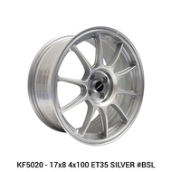 【Harga untuk 1pcs】BSL-Tc105x 17x7.5 4x100 ET35 / 17x8 5x113 ET35 HypeBlack GlossyBlack Silver
