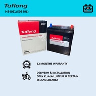 Tuflong Hitachi NS40ZL | 50B19L battery bateri Perodua Myvi Alza Axia Kancil Bezza Kenari Viva City