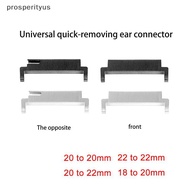 [Prs] Watch Band Adapters 20mm To 18mm 20mm 22mm To 22mm 22mm To 20mm Qui Release Pins Watchband Con
