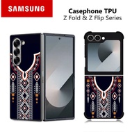 HP Casing Samsung Z Fold and Z Flip 7 6 5 4 3 BATIK RK511 Hybrid Case Rubber Aluminum Plate