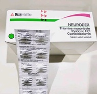 NEURODEX Vitamin B1 B6 B12 strip isi 10 tablet mengobati neurotropik kesemutan kebas kram kaku