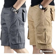 Seluar Lelaki Six Pocket Cargo Short Causal Pants