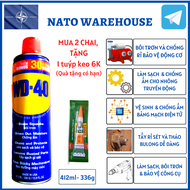 [Freeship+Quà] Chai xịt chống rỉ bôi trơn chống ẩm WD-40 WD40 421ML (339G)