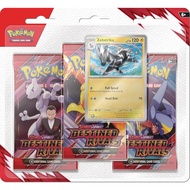 Pokemon TCG Scarlet & Violet Destined Rivals Three Booster Blister Pack (Receive one at