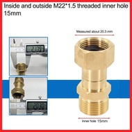 [my]1Pc Copper Swivel Fitting Pressure Washers - M22 15mm swivel joint accessories