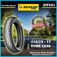 ✲ ✹ ✟ 110/70 R17 TUBELESS DUNLOP MOTORCYCLE TIRE