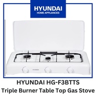 Hyundai HG-F3BTTS Triple Burner Table Top Gas Stove