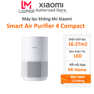 Lọc không khí Xiaomi Smart Air Purifier 4 Compact - Lọc siêu bụi mịn PM 0.3 Lõi lọc 3 lớp diện tích