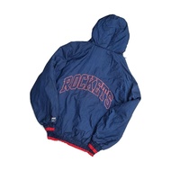 Vintage NBA Houston Rocket Alpha 7 Official License Product Jacket