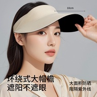 M4MV Summer New Style Empty Top Sunscreen Hat Outdoor Sunshade Anti-Ultraviolet Breathable Seamless 