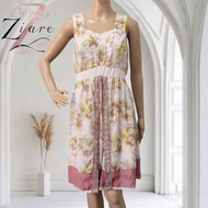 DH120 (size M) prelove axes femme chiffon ribbon floral dress