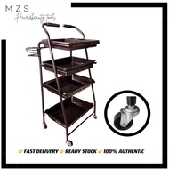 Hair Salon Trolley Hairdressing Salon 4 Sliding Trays Trolley Barber Shop Use Trolley