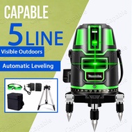 CAPABLE 2/5 Cross Line Laser Level Automatically Leveling Cross Lines Laser Level Self-Leveling 360°
