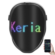 ✌Boywithuke Led Face Changing Mask with Bluetooth Controlled APP for Halloween,Christimas,New Y!5#m