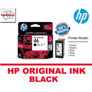 HP 46 BLACK  INK CARTRIDGE FOR PRINTER 2529 / 4729 / 2029 / 2520 / 2020 4.9