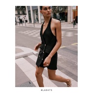 LA9473 - Black Halter Neck | Mini Dress