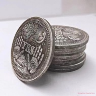 Double Sided Souvenir Coin Lucky Token Skeleton Collectible Matte Finish Lettered Entertainment Game