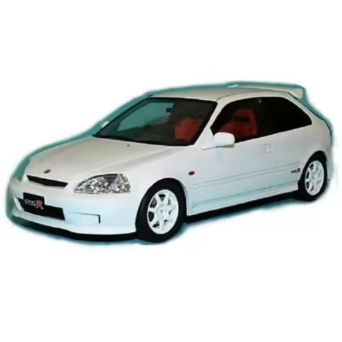 TC109 1/10 Scale Civic Type R EK9 RC Touring Car Polycarbonate Clear Body Shell With Decals (257mm W