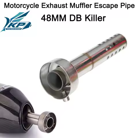 48mm Universal For Original Yoshimura R77 Exhaust Pipe Catalyst Escape Silenciador Muffler Plug 48mm