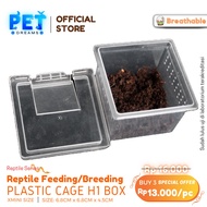 REPTILE CAGE INSECT MINI FEEDING TARANTULA ENSURE HABITAT BOX NOMOY BOX