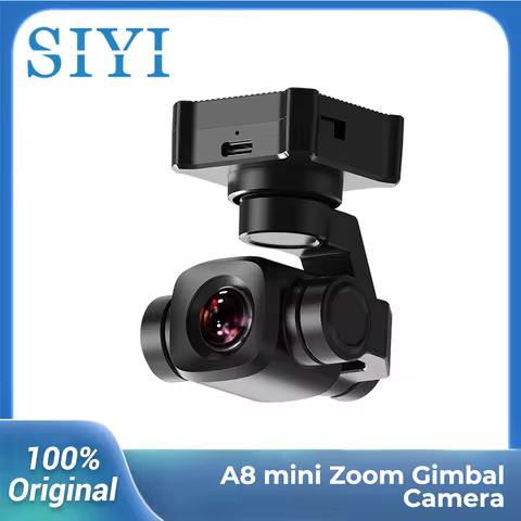 SIYI A8 Mini 4K 8MP Gimbal Camera Ultra HD 6X Digital Zoom 1/1.7" Sony Sensor 95g Lightweight for Dr